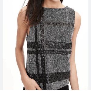 Banana Republic Sequin Herringbone Top